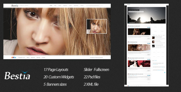 Bestia - Creative Portfolio and Blog WP Theme - Blog / Magazine WordPress