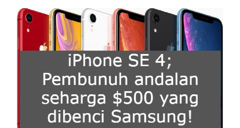 iPhone SE 4 menjadi ponsel paling berharga di pasar Salah satu pelapor bernama Unknownz21 mengatakan bahwa generasi baru iPhone SE akan mirip dengan iPhone 14. Artinya Face ID akan menggantikan tombol Home dan Touch ID yang lama. Lebih penting lagi, Anda dapat mengharapkan port USB-C, kamera lensa tunggal, dan tombol tindakan (yang akan diperkenalkan dengan iPhone 15 Pro September mendatang). Ada laporan lain yang mengklaim ponsel ini akan memiliki layar OLED seperti iPhone 14 .  Berdasarkan informasi awal yang didapat dan strategi Apple dalam membedakan iPhone SE generasi baru, telah diperoleh tabel spesifikasi ponsel ini yang bisa Anda lihat di bawah ini.    Layar: 6,1 inci, 60 Hz, OLED dengan kedudukan tertinggi mirip dengan iPhone 14 Kamera: Lensa tunggal 12MP dengan selfie 12MP – perekaman video 4K Baterai dan pengisian daya: 3.000 mAh, port pengisian daya USB Type-C, dukungan pengisian daya nirkabel Performa teknis dan memori: Chipset A16 Bionic, RAM 6 GB, memori 128 atau 256 GB Fitur tambahan yang diharapkan: sertifikasi tahan air IP67, tombol tindakan baru Harga: Mulai dari $529 Mengenai tanggal rilis produk ini, rumor yang beredar menyebutkan penjualannya akan ditunda hingga tahun 2025. Namun kami yakin Apple akan memperkenalkan produk ini paling lambat hingga musim semi 2024 agar bisa dijual di musim ini seperti generasi sebelumnya.