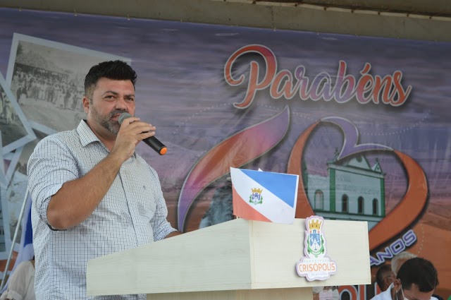  Leandro Dantas, prefeito de Crisópolis, anuncia obras e melhorias no aniversário de 60 anos da cidade
