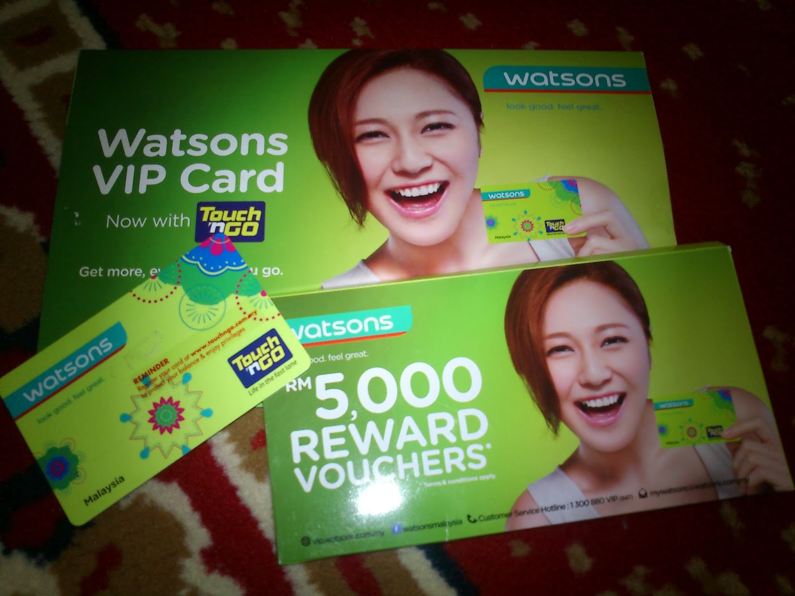 sudah bertukar kepada watsons vip card 1