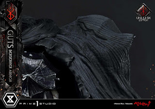 Berserk - Guts in Bersrk Armor Rage Edition y Unleash Edition Statues de Prime 1 Studio