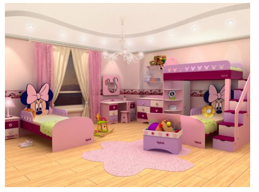 DORMITORIOS MINNIE MOUSE BEDROOMS