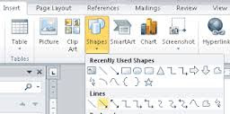 Cara Menggunakan Shape di Ms Word - Teknik Komputer