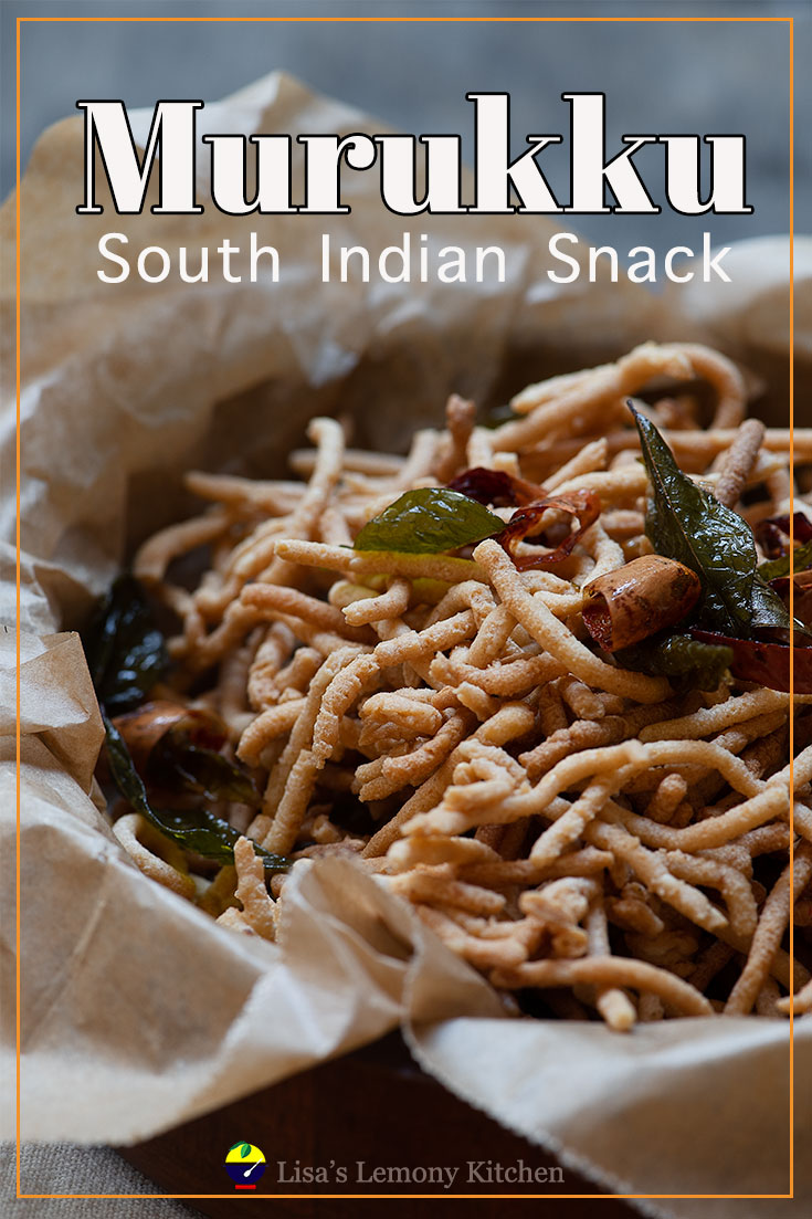 Murukku or maruku is a popular South Indian snack.  This  crispy savoury murukku is not only for Diwali (Indian/ Hindu festivals) but murukku has made its way to every Malaysian households in every festivals that we celebrate!