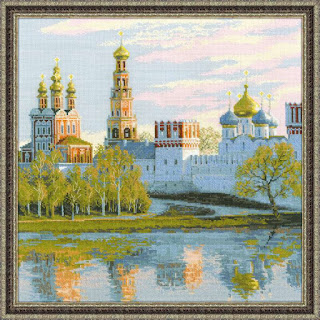 Cross-stitch Riolis 1430 «Moscow. Novodevichy convent»