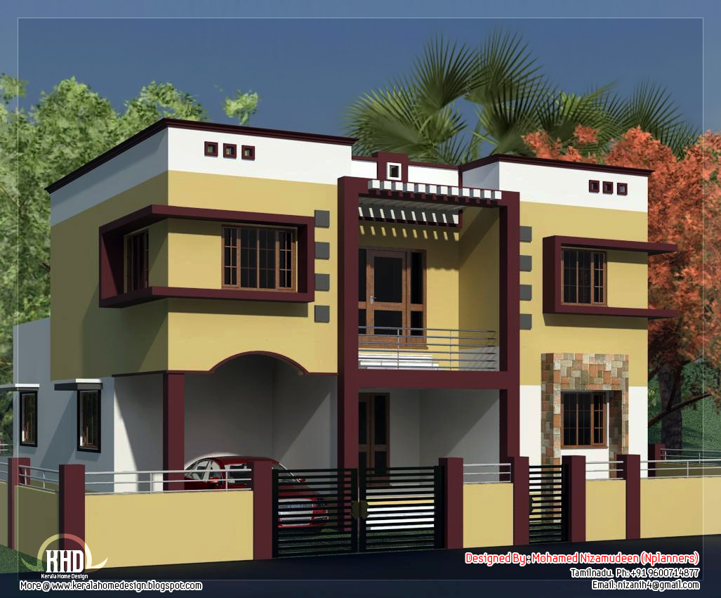  Tamilnadu  style minimalist 2135 sq  feet  house  design 