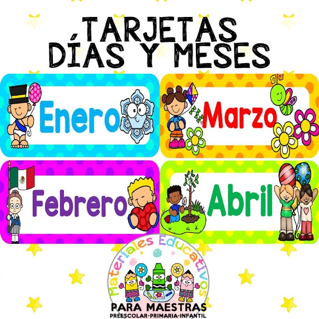 carteles-tarjetas-meses-año-dia-semana-calendario