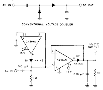 Precision Top to Top ac-dc Converter Circuit Diagram