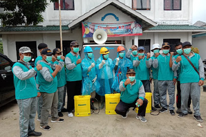 Tekan Covid - 19 Bumi Daya Lampung, Meyemprot Cuman Mencegah Bukan Mengobati