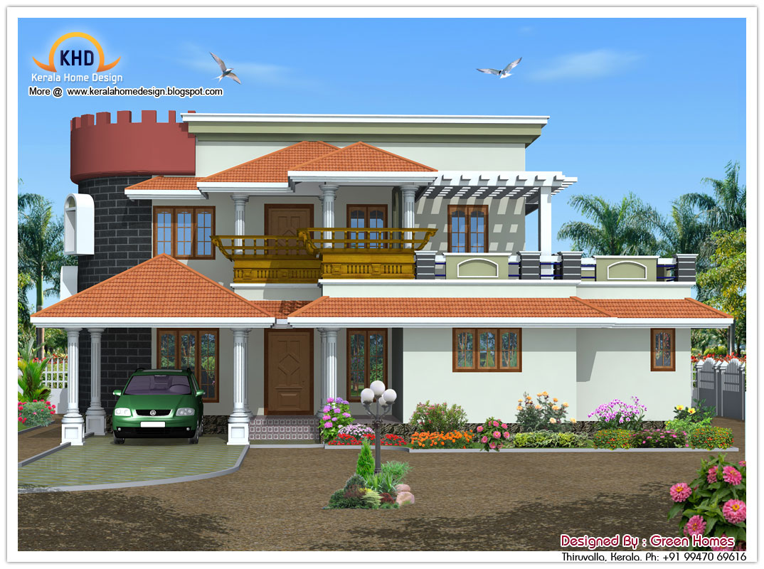 Kerala House Style Architecture