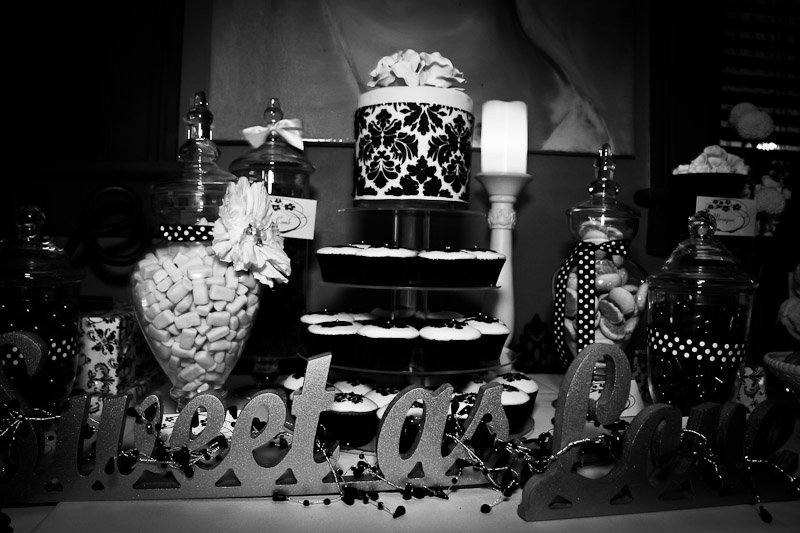 candy buffet styling