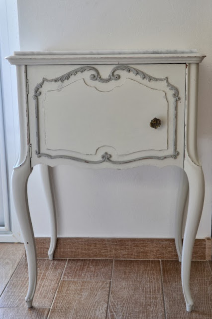 comodini shabby chic