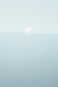 Floating Apple Logo iPhone Wallpaper By TipTechNews.com