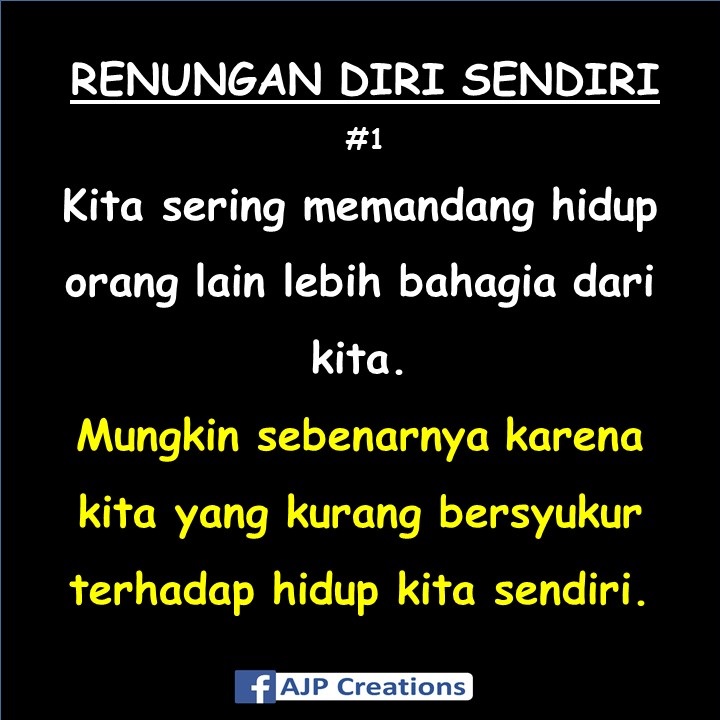 Renungan Untuk Diri Sendiri Tentang Seberapa Rasa Syukur 