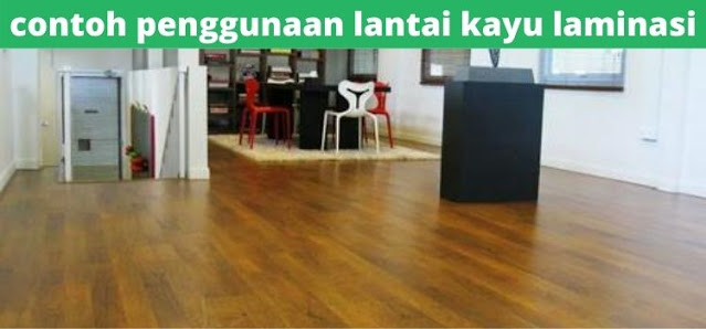 contoh penggunaan lantai kayu laminasi