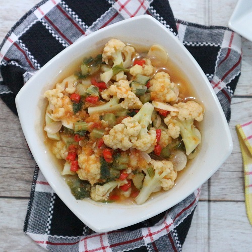Resep Sayur Rebus Kembang Kol Kuah Tomat Food Nitalanaf Food Blogger