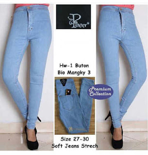 high waist jeans murah, celana jeans panjang, celana jeans perut