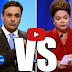 Debate de Aécio Neves e Dilma sobre o escandaloso arrombo da Petrobras