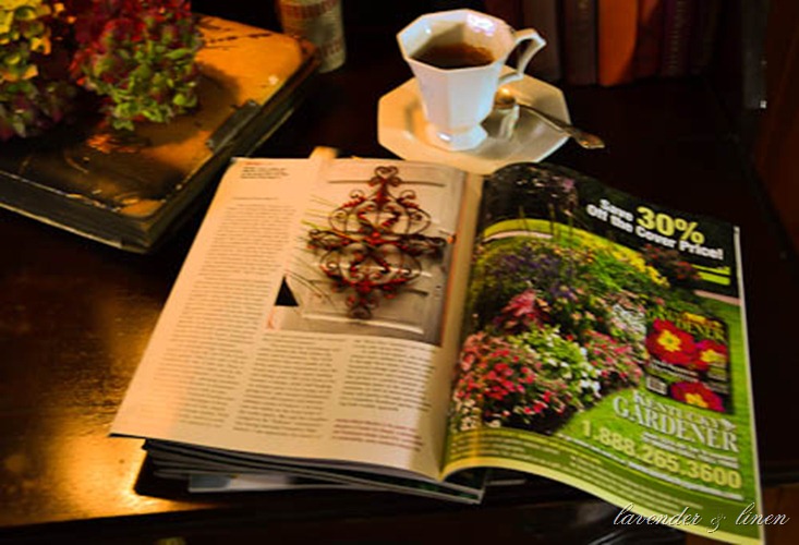 lavender & linen featured in KY Gardener 050