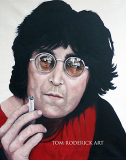 John Lennon by Boulder portrait artist Tom Roderick