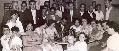 Josep Miquel Ridameya i Tatché en un Torneo de Ajedrez en La Pobla de Lillet