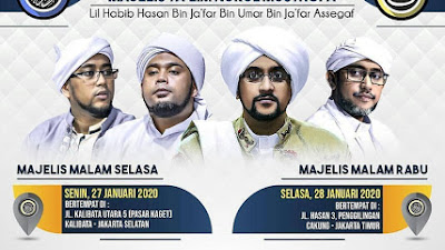 Jadwal Majlis Nurul Musthofa, 27 Januari - 1 Februari 2020