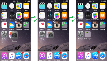 Cara Membuat Folder Menu di iPhone iPad | WebBudi.com