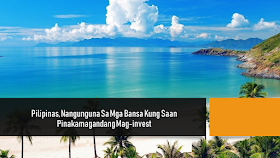 Latest U.S. News report revealed the 20 best countries where you can put your investments and expect excellent results.    It highlighted four factors namely, the country's people, environment, relationships, and framework. These are the factors that propel both individuals and corporations to invest in a given country's natural resources, markets, technologies, or brands.  Based on from the World Bank Group report and from surveys on over 21,000 people worldwide in about 80 different countries, U.S. News revealed the best countries to invest in for the year 2018.  Focusing on the eight attributes: entrepreneurship, economic stability, favorable tax environment, innovation, skilled labor, technological expertise, dynamism, and corruption, the ranking below was made.   Ads  Sponsored Links        Chile is at #20 with a total GDP of $247 billion and growth of 1.6%.     France is at  #19 with total GDP of $2.5 trillion with 1.2% growth.                                                                           Considering the high inflation rate, the Philippines emerges as the best country to invest in according to the survey results and the data from the World Bank.  Filed under the category of U.S. News, best countries,  investments , World Bank Group , surveys ,entrepreneurship, economic stability, favorable tax environment, innovation, skilled labor, technological expertise, dynamism, and corruption