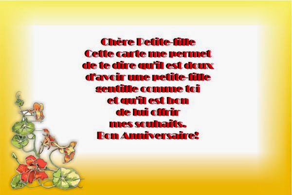 Texte Pour Anniversaire Fille 14 Ans