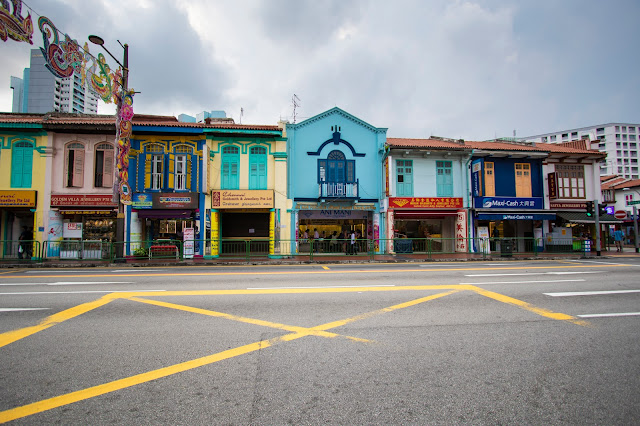 Case coloniali-Shop house-Little India-Singapore