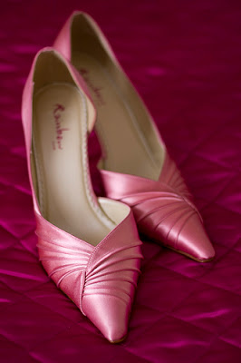 Modern  Wedding Shoes with Pink Colour-2