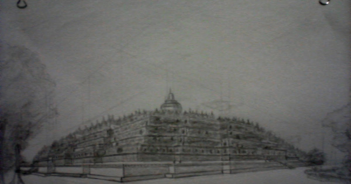 35 Trend Terbaru Lukisan Pensil Candi Borobudur Pantherrka