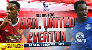 BANDAR BOLA - Prediksi Bola Everton vs Manchester United 23 April 2016