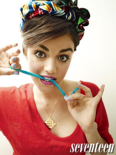 Lucy Hale takes the June July 2011 cover of Seventeen magazine