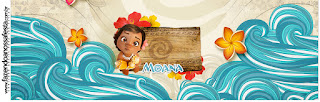 Moana Baby Free Printable  Labels.