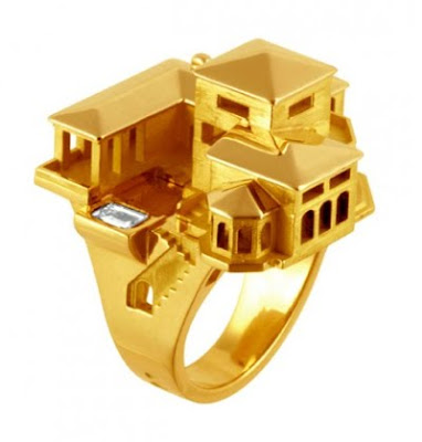 Gold. above: 18k yellow gold Chalet