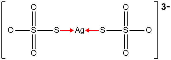 Sodium dithiosulphatoargentate (I)