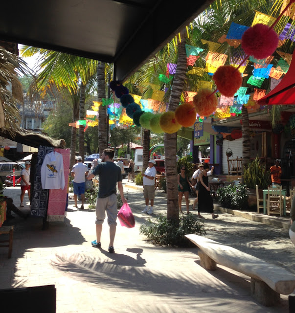 pom poms everywhere in Sayulita Mexico