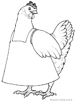 Mewarnai Gambar  Daging Ayam 