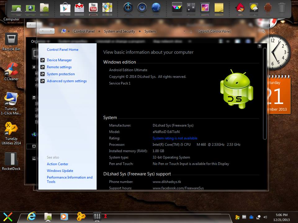 Android Edition 2014 -Windows 7 Ultimate SP1 - X86 - X64 