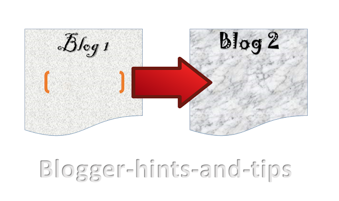 Moving some posts from one blog to another