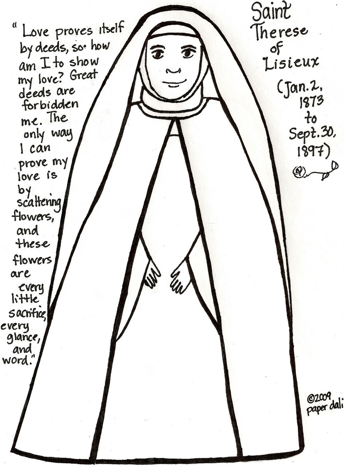 Therese Coloring Page