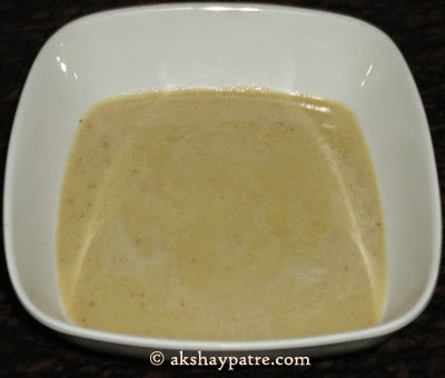jaggery added - preparing kharbuja rasayana