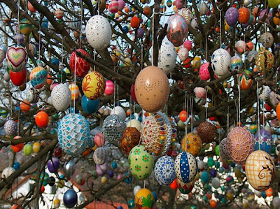 easter egg tree decorations