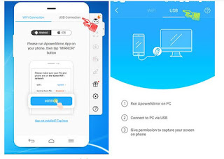 Kết nối màn hình điện thoại với máy tính bằng ApowerMirror