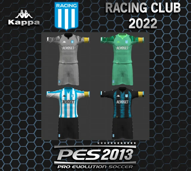 NEW Racing Club 2022 Kits For PES 2013