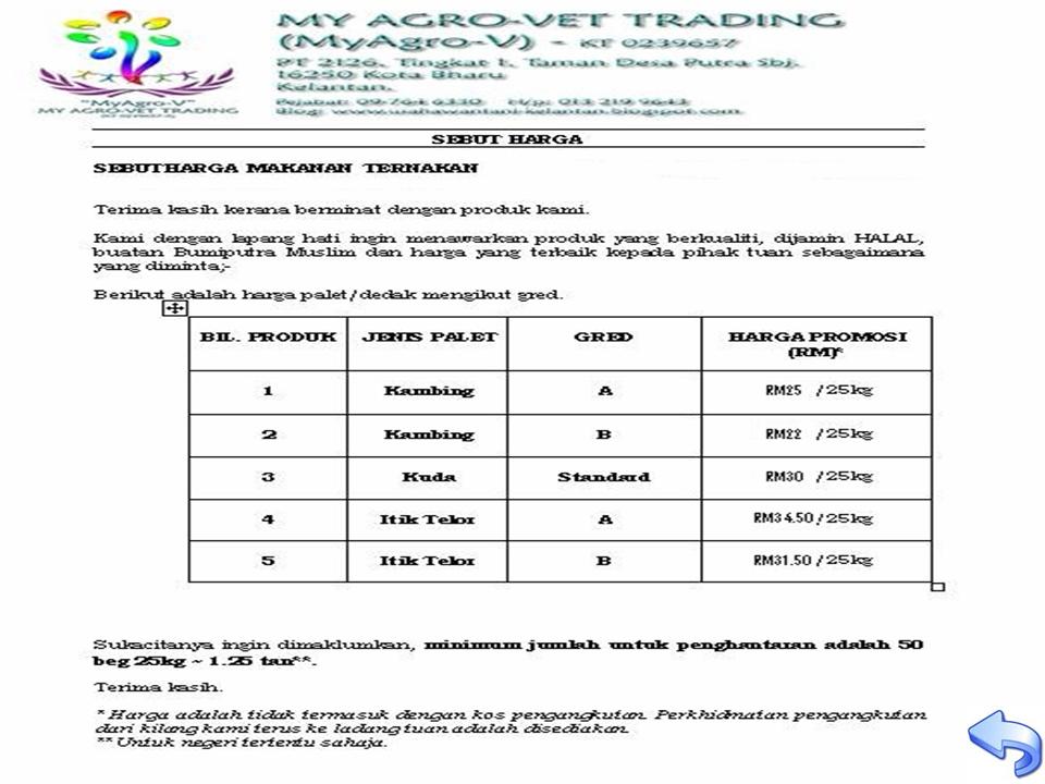 KHB - ERT: SEBUT HARGA