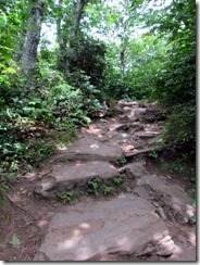 More rock scrambling