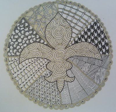 mandala, zentangle, zendoodle