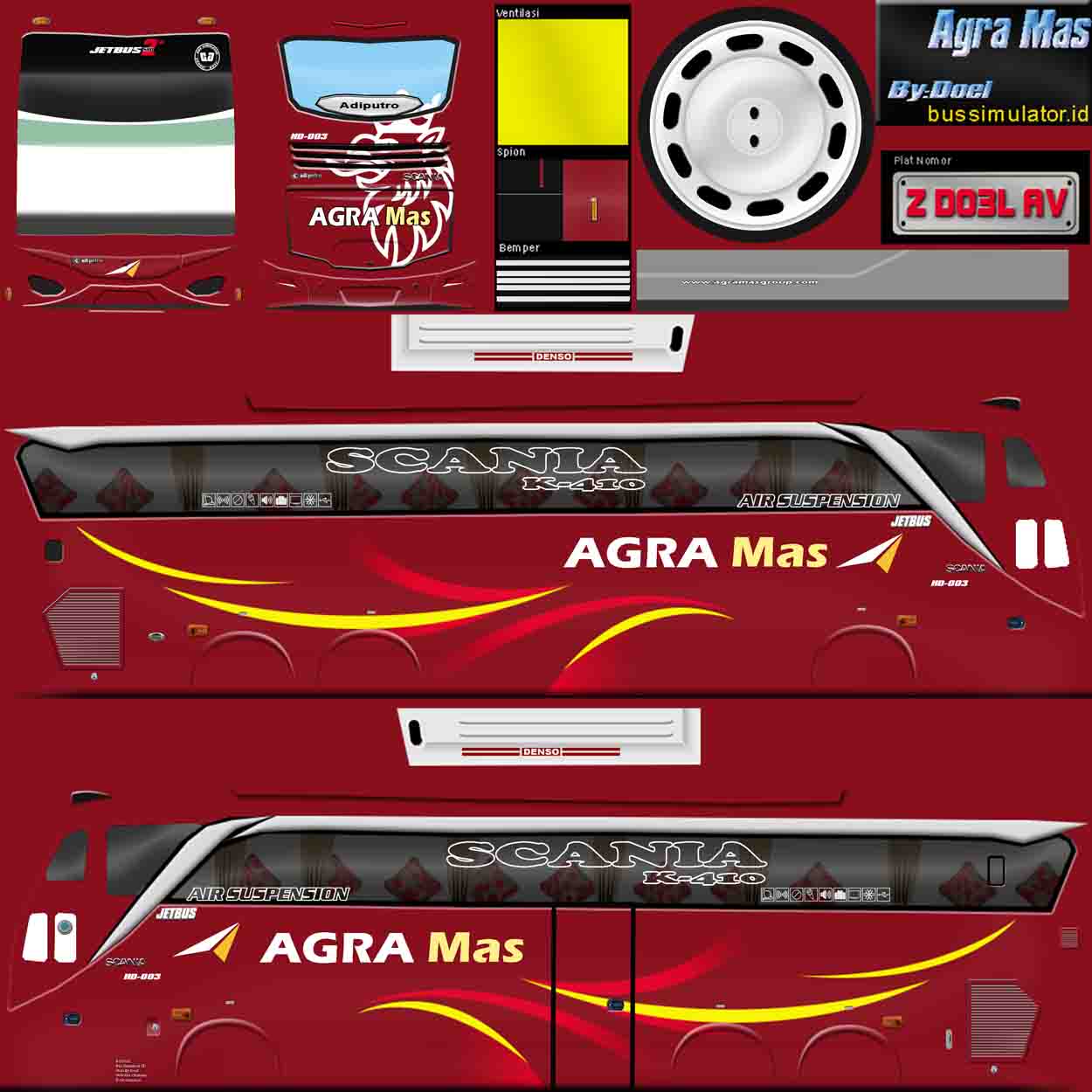 download livery bus standar